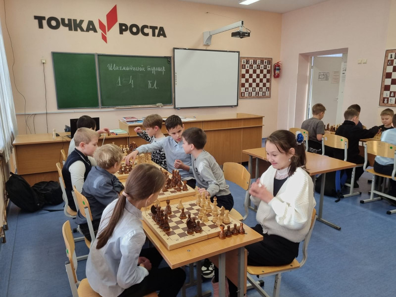 Шахматный турнир 1-4 классы.